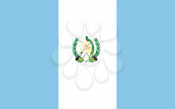 Vector illustration of the flag of Guatemala  