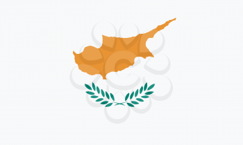 Vector illustration of the flag of Cyprus 