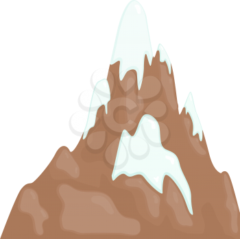 Illustration of a mountain range. eps10