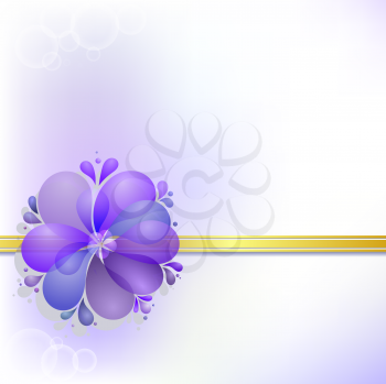 Abstract background with floral ornament. eps10