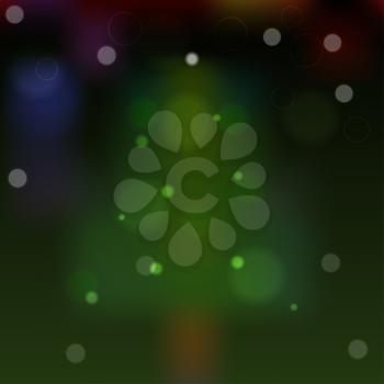 Abstract background with Christmas tree. eps10