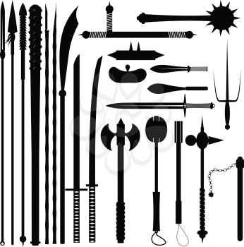 Set bladed weapons
