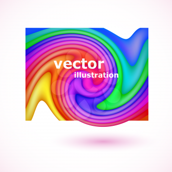 Abstract color background. Vector illustration