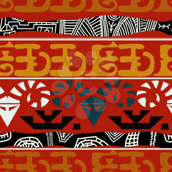 African seamless pattern. Vector illustration.