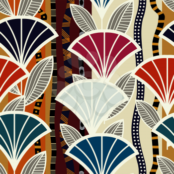 Abstract Egypt seamless pattern. Vector illustration. 