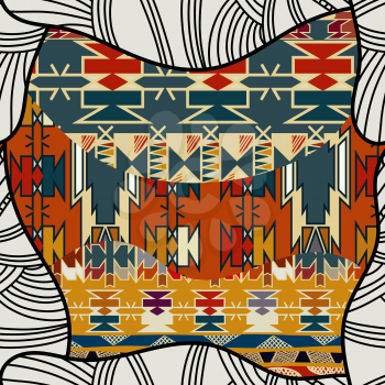 Tribal seamless pattern.Vector illustration