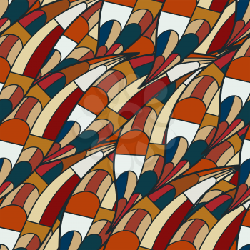 Stylized tribal pattern. Vector illustration.