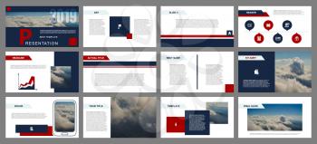 Business backgrounds of digital technology. Clouds blurred elements for presentation templates. Leaflet, Annual report, cover design. Banner, brochure, layout, design. Flyer. Vector illustration