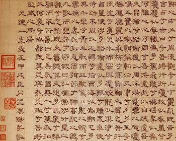 Old asian paper as a concept of time