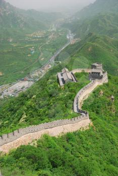 Beautiful landscape of Great Wall near the Beijing