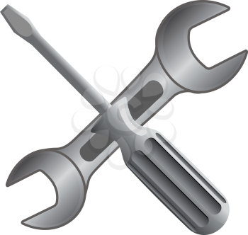 Repair and service equipment icon. Vector illustration