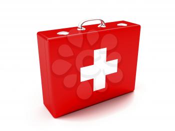 Royalty Free Clipart Image of a First Aid Kit