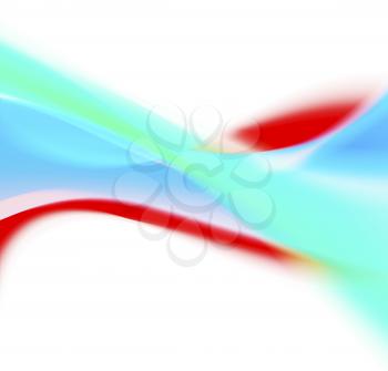 Royalty Free Clipart Image of a Dynamic Waves