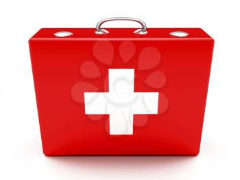 Royalty Free Clipart Image of a First Aid Kit