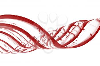 Royalty Free Clipart Image of Wavy Abstract Lines