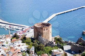 Red Tower in Alanya, Turkey
