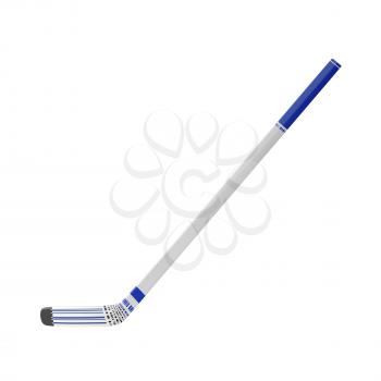Ice hockey stick isolated on white background 