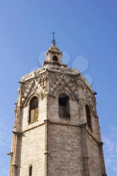 The Micalet tower at Valencia cathedral in Valencia, Spain