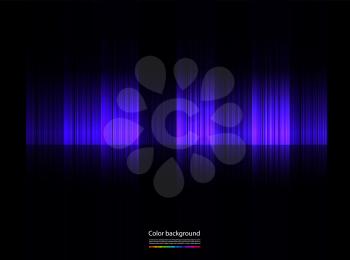 abstract vector background on black