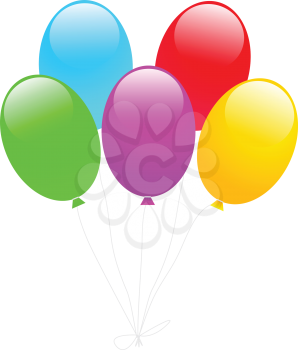 Royalty Free Clipart Image of Balloon