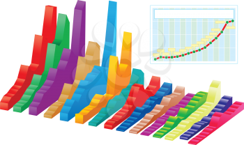 Royalty Free Clipart Image of a Graph