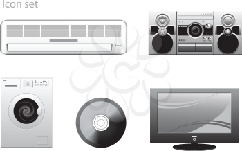 Royalty Free Clipart Image of Appliances