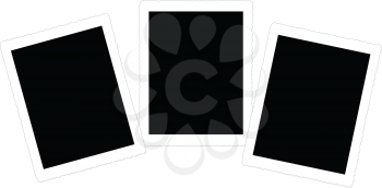 Royalty Free Clipart Image of Blank Frames