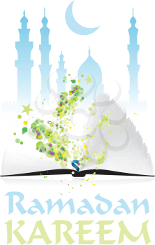 Royalty Free Clipart Image of a Ramadan Design