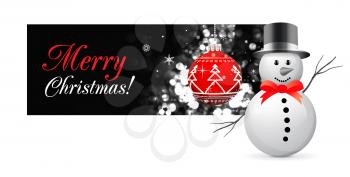 Royalty Free Clipart Image of a Christmas Card Background