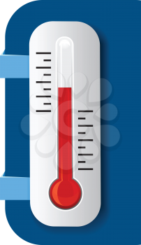 Royalty Free Clipart Image of a Thermometer