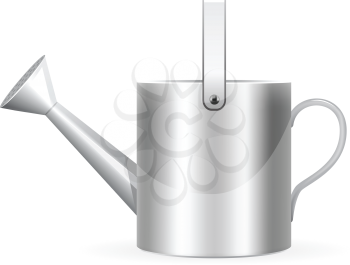 Royalty Free Clipart Image of a Realistic Watering Can