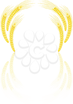 Royalty Free Clipart Image of Wheat
