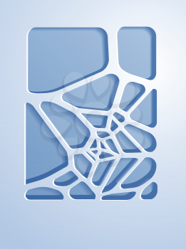 Abstact voronoi design background. Geometric vector illustration
