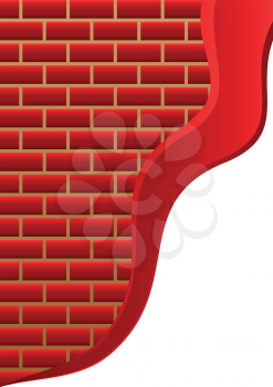 Royalty Free Clipart Image of a Brick Background