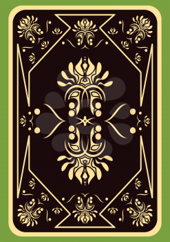 Royalty Free Clipart Image of a Playing Card