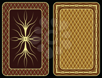 Royalty Free Clipart Image of Playing Cards