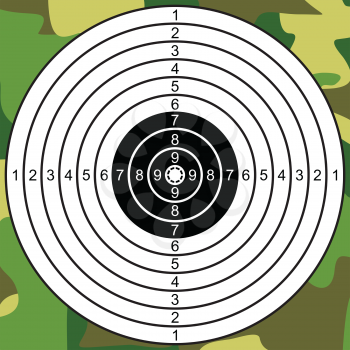 Royalty Free Clipart Image of a Target