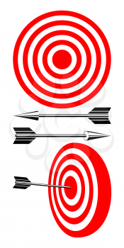 Target and arrows.