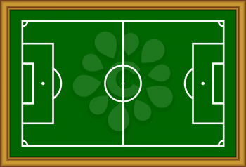 The soccer field scheme.
