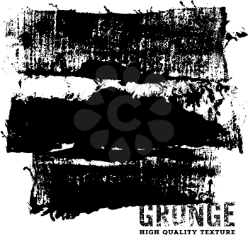 Grunge background / Grunge Dirt Effect / Distress Texture / Handcrafted Texture High Quality / Abstract vector template / Black and White