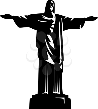 Statue of Christ the Redeemer. Rio de Janeiro. Brazil