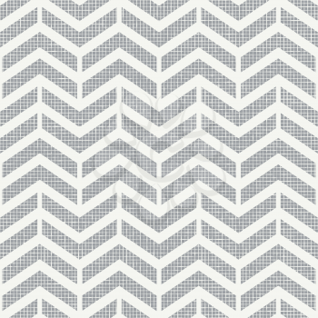 Geometric seamless pattern. Abstract background with zigzag stripes and fabric texture