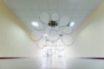Blurred background of an empty room for business or office