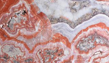 Gemstone agate texture detail, close up, minerals in the territory of Europe
