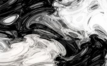 Flowing wave pattern, Chinese ink painting style, 3d rendering. Computer digital drawing.