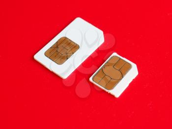SIM and USIM cards used in mobile telephony devices such as phones and smart phones