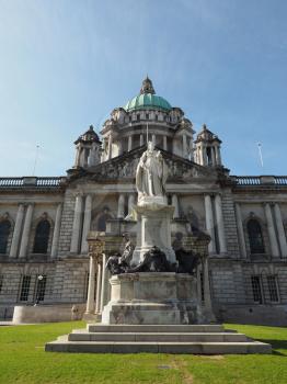 The Belfast City Hall in Belfast, UK