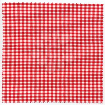 Checker fabric cloth useful as a background