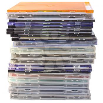 Picture of Pile of cd and dvd