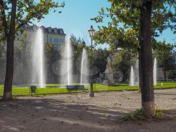 The Giardini Cavour public park in Turin Italy